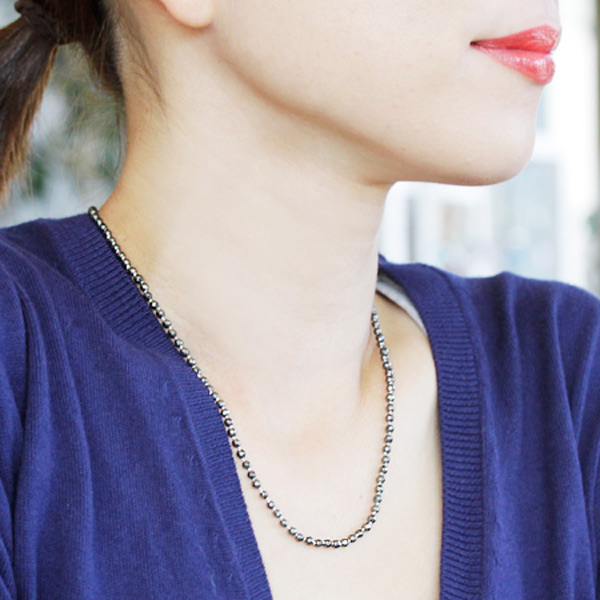 Stone cord Necklaceストーンコードネックレス: image 4 